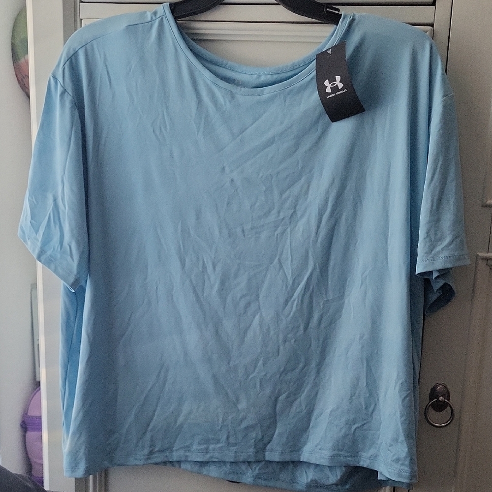 Under Armour Women’s Sky Blue Short Sleeve Performance Tee -2X